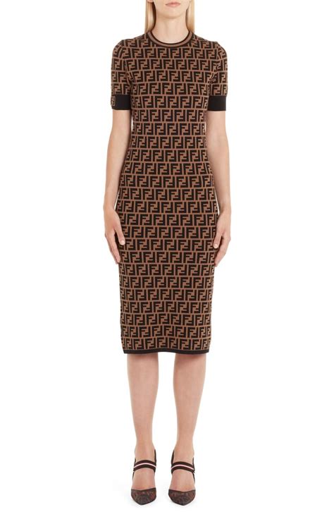 fendi knitted dress|fendi dresses color chart.